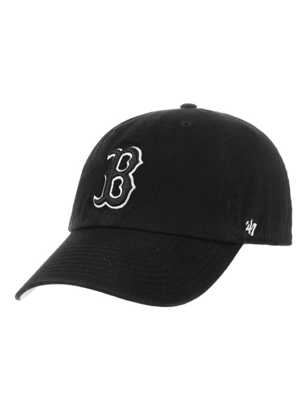 '47 Boston Red Sox Ballpark Clean Up Dad Hat Baseball Cap Black/White/Pink